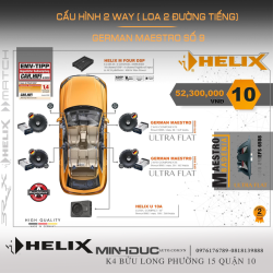 Set 2 Way Helix ( Loa 2 Đường Tiếng) Số 10