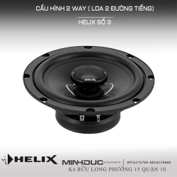 cấu hình loa 2 way helix số 3